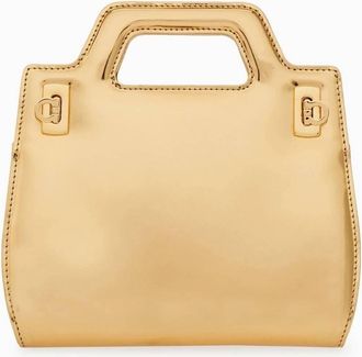 Ferragamo Lux Gold Wanda Mini Bag