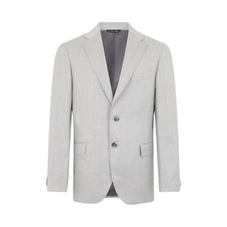 Brooks Brothers Virgin Wool Blazer - male - Brooks Brothers - Blazers - Gray - 4XL - Jackets