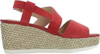 Geox D Lipari E Wedges - Dames - Sleehakken - Rood - 37 EU - Schoenen