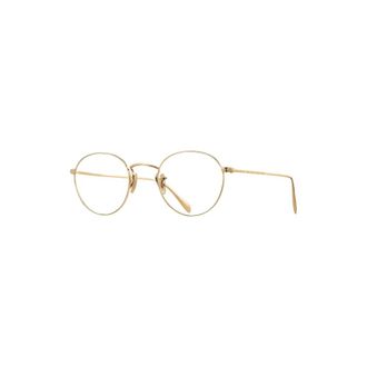 Oliver Peoples Accessoires, unisex, Geel, ONE Size, Vintage Minimalistisch Design Brillen