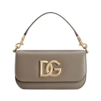 Dolce & Gabbana Handbags, female, Beige, ONE SIZE, Elegant Beige Shoulder Bag