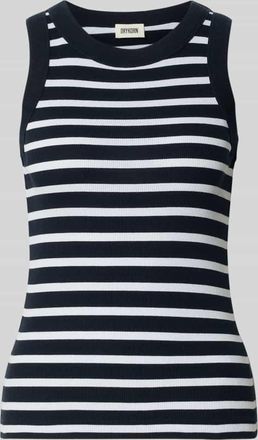Drykorn Drykorn Tanktop mit Rippenstruktur Modell OLINA in Marine, Gr&ouml;&szlig;e XL