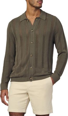 Joe's Summer Open Knit Cardigan in Lichen at Nordstrom, Size Xx-Large