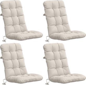 vidaXL Cojines Para Sillas De Respaldo Alto En 4 Piezas Vianen 4 Pcs Vidaxl