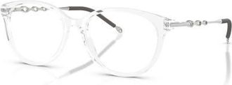 Diesel 54mm Oval optical glasses in Transparent at Nordstrom