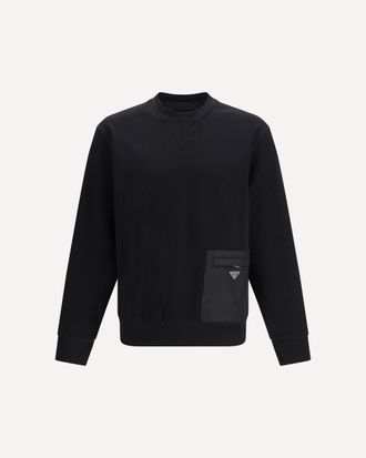 Prada Stretch jersey Sweatshirt Male S