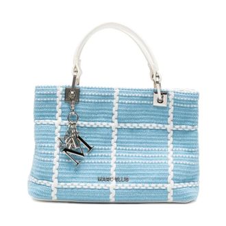 Marc Ellis Handbags, female, Blue, Size: ONE SIZE Krissy Woven Shoulder Bag