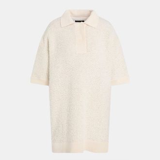 Isabel Marant Beige Boucl&eacute; Imelda Polo T-Shirt