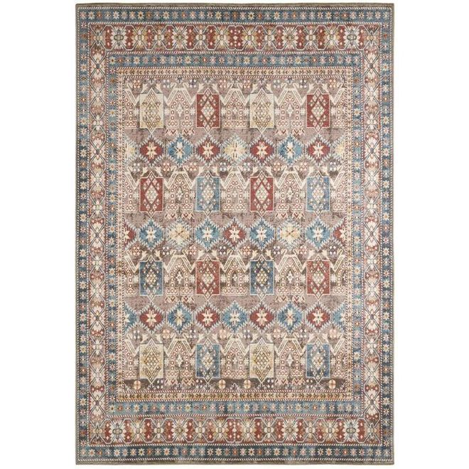 Multicolored Oriental/Persian Pattern Indoor Rug, Tomo, 230x160x0.5 cm