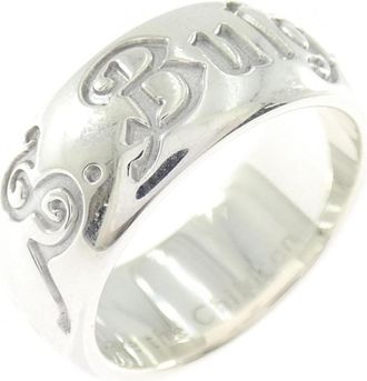 Bulgari Silver 925 Band Ring (Pre-Owned)