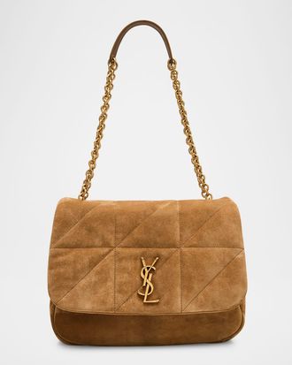 Saint Laurent Jamie 4.3 Medium Quilted Suede Shoulder Bag
