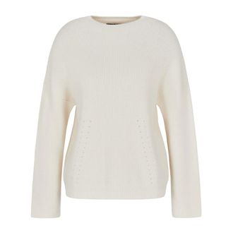 A|X Armani Exchange Mock Neck Jumper - female - Armani Exchange - Round-neck Knitwear - White - XS - Knitwear