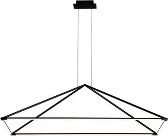 Leds - C4 Leds-c4 - L&aacute;mpara Colgante Tubs 1200mm Led 38w Blanco C&aacute;lido 2700k Negro Para Interior