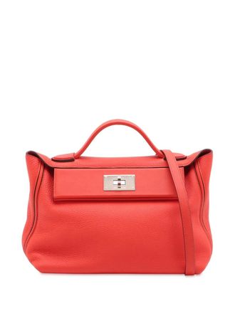 Herm&egrave;s 2020 Togo and Swift 24/24 29 satchel - Red
