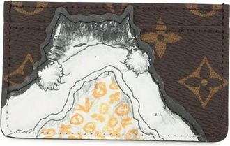 Louis Vuitton Portacarte Grace Coddington con monogramma 2010-2025 - Marrone