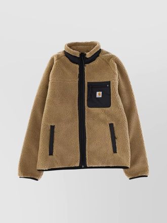 Carhartt Work in Progress fleece jacket with high collar and pocket