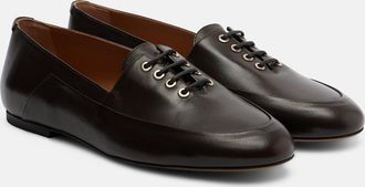 Jil Sander Leather lace-up loafers