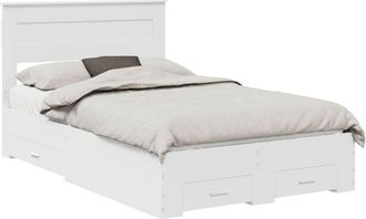 vidaXL Bed Frame with Drawer with Headboard Manual Engineered Wood vidaXL