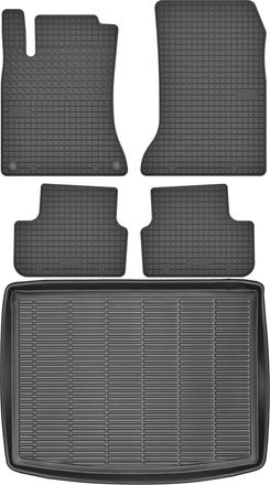 OEM Juego De Alfombrillas De Goma Para Coche Y Alfombrilla Para Maletero Para Mercedes Gla X156 Crossover (2013)