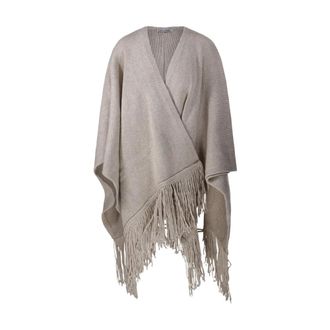 Max Mara Jassen, Dames, Beige, ONE Size, Bacini Cape