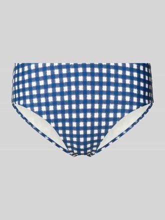 Marc O'Polo Bikini Slip mit Karomuster Modell GINGHAM PANTY in Blau, Gr&ouml;&szlig;e XS