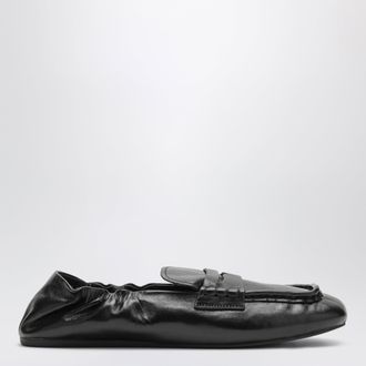 Senso Ebony Astro leather loafers