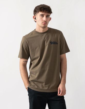 Fj&auml;llr&auml;ven Mens Fjallraven Swedish Forest Mens T-Shirt - Laurel Green 625 - Tan - Size: 42
