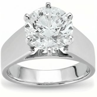 Pompeii3 2 Ct Diamond Solitaire Engagement Ring 14k White Gold Lab Grown