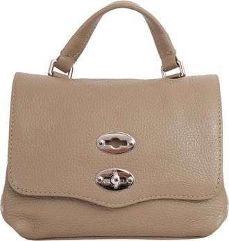 Zanellato Postina Daily Baby - Dames - Handtassen - Grijs - ONE Size - Leer - Tassen