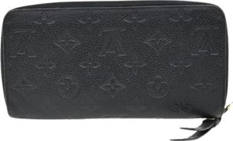 Louis Vuitton Pre-owned Wallets, female, Black, Size: ONE SIZE Pre-owned Portefeuille Zippy Monogramme Empreinte
