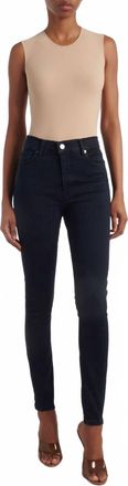 Frame Denim Le High Skinny Jeans In Onyx Indigo