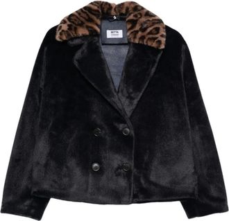 Betta Corradi Mimi Faux Fur Jacket - Jackets - Mujer - Negro - L