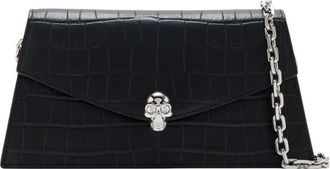 Alexander McQueen Black Skull Mini Shoulder Bag