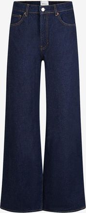 Reformation Jeans mit hoher Taille und weitem Bein Cary