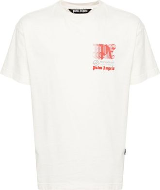 Palm Angels x MoneyGram Haas F1 cotton T-shirt - unisex - Cotton - S - White