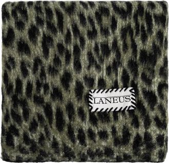 Laneus Dierenprint Sjaal - Heren - Wintersjaals - Groen - ONE Size - Accessoires