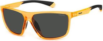 Polaroid PLD 7044/S Polarized YDT/M9 Mens Sunglasses Clear Size 60