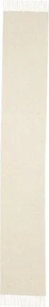 Johnstons of Elgin Lofty Cashmere Twill Fringe Scarf in Cream Dun Ru7658 at Nordstrom