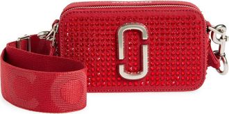 Marc Jacobs The Crystal Canvas Snapshot Bag in Siren Crystal at Nordstrom