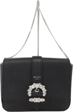 Jimmy Choo London Pre-owned Cross Body Bags, female, Black, Size: ONE SIZE Pre-owned Shoulder Bag