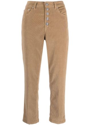 Dondup Pantaloni crop a vita media - Toni neutri