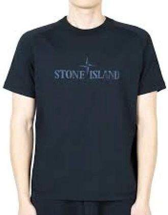 Stone Island Heren, Tops, Blauw, Maat: XL Katoen