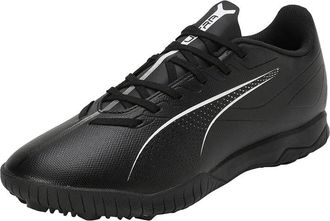 Puma Unisex Adults Ultra 5 Play TT Soccer Shoe, PUMA Black-PUMA White, 10.5 UK