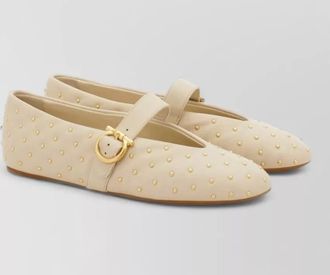 Ferragamo leather quilted loafers