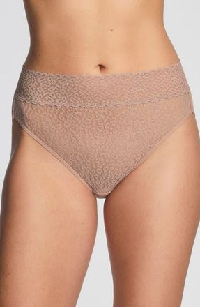 Wacoal High Bar High Cut Briefs in Roebuck at Nordstrom, Size X-Large