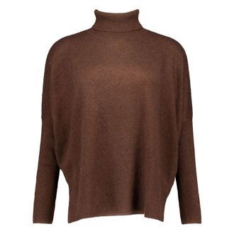 Absolut Cashmere Clara Turtleneck Sweater - Dames - Cashmere truien - Bruin - M - Wol - Truien & Vesten