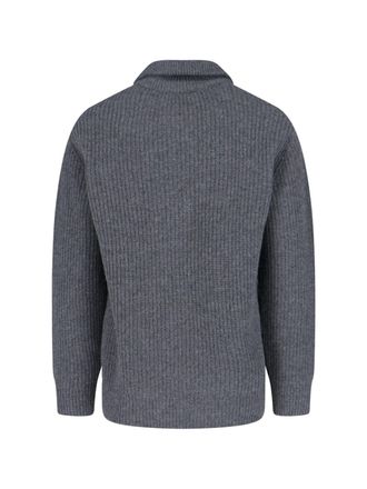 Closed Mens Sweaters Grey Wool
