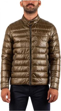 Herno Blouson Jacket - Heren - Gewatteerde jassen - Groen - 2XL - Jassen