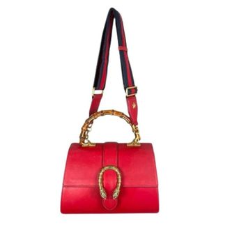 Gucci Pre-owned Handbags, female, Red, Size: ONE SIZE Pre-owned 448075 Shoulder Bag