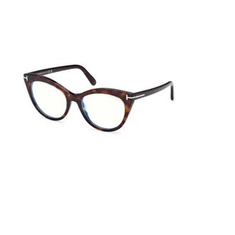 Tom Ford Glasses, female, Brown, Size: 53 MM Cat Eye Eyeglasses